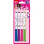 Feutres effaables - maped - marker?peps barbie - lot de 4 - couleurs vives - pointe fine