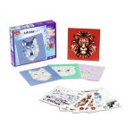 Maped creativ - stickerart - activit� de gommettes au num�ro pour cr�er 4 tableaux danimaux en origami ...