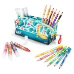 Trousse en tissu - maped - jungle fever - 12 crayons de couleur - 12 feutres jumbo - pour enfants dès ... Trousse en tissu - maped - jungle fever - 12 crayons de couleur - 12 feutres jumbo - pour enfants dès ...