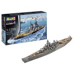 Maquette bateau - battleship uss new jersey (1:700) - �chelle 1:700 - 45 pi�ces - revell aqua color incl. ...