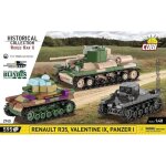 Maquette - cobi - renault r35 valentine ix panzer i - 300 pi�ces - plastique - � monter soi - m�me