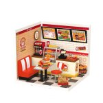 Maquette super creator diy - robotime - yum yum burgers - multicolore - bois et papier - 3 ans et plus ...