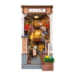 Maquette diy - robotime - sakura wine alley - serre - livre - clairage led - facile  assembler