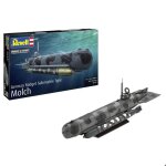 Maquette - german midget submarine type molch - 35 pi�ces - �chelle 1:72 - int�rieur