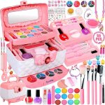 Maquillage enfant jouet filles lavable malette maquillage jouet coffret maquillage enfant pour 4 - 10 ...
