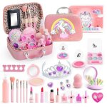 Maquillage enfant jouet filles lavable maquillage enfant jouet avec avec sac main maquillage enfant fill ...