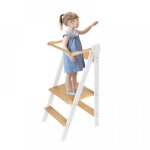 Marchepied enfant - tour montessori - mipan - tour dapprentissage b�b� - antid�rapante - blanc - marchepied ...