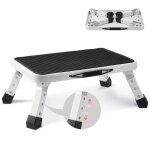 Marchepied pliable - vevor - capacit 150 kg - 450 x 310 x 166 mm - pour tout - petits adultes bureau ...