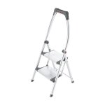 Marche pied 2 marches pliable en aluminium hailo livingstep plus