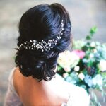 Marie mariage pince  cheveux fleurs  la main perles perle dcoration dames cheveux accessoires mode ...