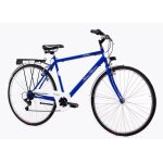 Mario schiano v�lo de ville 28 hommes v�lo de marche 7 vitesses shimano bleu