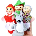 Marionnette  doigt du petit chaperon rouge jouet de thtre de contes pour enfants en bas ge (petit ...