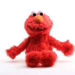 Marionnette à main en peluche dessin animé elmo sac marionnette à main rouge 30cm Marionnette à main en peluche dessin animé elmo sac marionnette à main rouge 30cm