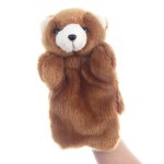 Marionnette  main en peluche en forme danimal jouet imaginatif pour raconter des histoires cadeau pour ...