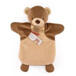 Marionnette ours doudou & compagnie - marron - 25 / 34 cm