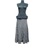 Marks & spencer jupe longue maxi �l�gante confortable noir et blanc taille 44