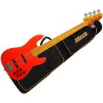 Markbass gv 5 gloxy fiesta red cr mp + housse basse electrique Markbass gv 5 gloxy fiesta red cr mp + housse basse electrique