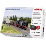 Kit de d�marrage num�rique h0 - m�rklin - br 24 - locomotive � vapeur - wagon de marchandises - mixte ...