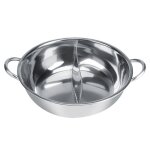 Marmite en acier inoxydable  double sparation des saveurs pour marmite domestique adapte  la cuisinire ...