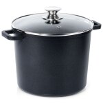 Marmite - grande - antiadh�sif - 32 x 25 x 20 cm - noir