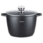 Marmite - kinghoff - kh - 1598 - fonte - rev�tement marbre - 62l - 24cm