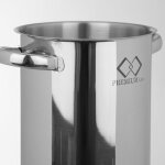 Marmite - orion - 32 l - acier inoxydable - poign�e ergonomique - fond sandwich