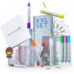 Marqueurs � craie pour fen�tre et tableau avec 50 films de fen�tre ? kit complet avec feutre fin ? 250 ...