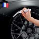 Marqueur permanent blanc stylo etanche peinture pneu / verre / pierre rapide france Marqueur permanent blanc stylo etanche peinture pneu / verre / pierre rapide france