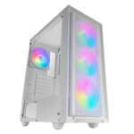 Botier gaming atx - mars gaming - mc - air - 4 ventilateurs frgb 120mm - panneau avant mesh - verre ...