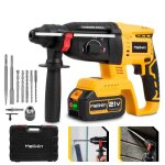 Marteau perforateur électrique rotatif sans fil boîte en plastique + 10x accessoires - mellwin - 2x 1. ... Marteau perforateur électrique rotatif sans fil boîte en plastique + 10x accessoires - mellwin - 2x 1. ...