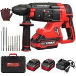 Marteau perforateur sans fil - teeno - teeno - 20v brushless - 4. 0ah - sds plus