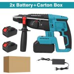 Marteau perforateur sans fil 26mm brushless compatible batterie makita 18v perceuse marteau rotatif multifonct ... Marteau perforateur sans fil 26mm brushless compatible batterie makita 18v perceuse marteau rotatif multifonct ...