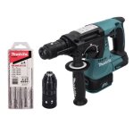 Marteau perforateur sans fil - makita - dhr 243 - 18v - 20 j - sds plus - brushless