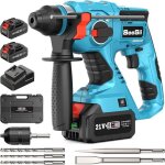 Marteau perforateur - seesii - seesii 4 - en - 1 - moteur sans balais - 21 j - 2x40 ah