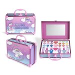 * * martinelia believe in unicorns kit maquillage enfant 27 pi�ces - couleurs vari�es & lavable * *