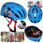 Marvel spider - man bleu casque de v�lo pour enfants in - mold gar�on r�glable 52 - 56cm
