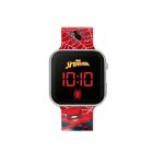 Montre led - marvel - spider - man - bracelet rouge - enfant - affichage numrique