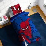 Marvel spiderman webtastic 100% coton ensemble housse de couette lit simple ? comprend une taie d?oreiller ...