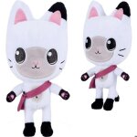 Peluche - gabbys dollhouse - pandy paws - 25 cm - blanc et noir - douce au toucher Peluche - gabbys dollhouse - pandy paws - 25 cm - blanc et noir - douce au toucher