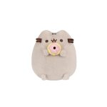 Mascotte en peluche - pusheen - 13 cm - beignet rose - haute qualit� - conception mignonne