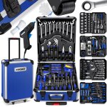 Masko valise  outils 969 pices mallette  outils set en aluminium coffret bote  outils avec roulettes ...