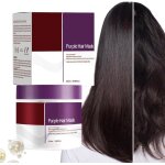 Masque capillaire violet hair repair creammasque capillaire au collagne deep conditioning hair creammasques ...