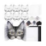 Masque de d�coratif 6 masque halloweenmasque chat diy therian ensemblemasque bal masqu�