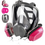 Masque à gaz intégral 6800 réutilisable avec filtres 60921 et 2097 anti - buée anti - poussière pour ... Masque à gaz intégral 6800 réutilisable avec filtres 60921 et 2097 anti - buée anti - poussière pour ...