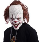Masque dhorreur pennywise de stephen king en latex pour halloween et cosplay