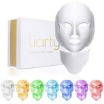 Masque de luminothrapie - liaety - led 7 couleurs - rajeunissement - anti - ge - blanc