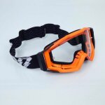 Masque lunette cross noend 7. 2 cracked series orange pour moto supermotard neuf