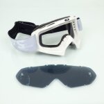 Masque lunette cross swaps pixel blanc + �cran teint� pour moto supermotard neuf