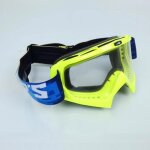 Masque lunette cross swaps pixel jaune fluo pour moto supermot enduro cross neuf