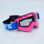 Masque lunette cross swaps pixel rose pour moto supermotard enduro cross tt neuf